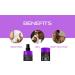 Lorenti Barber Aftershave Cologne 150ml | Men Aftershave Spray Long Last (Purple) - Buy Online on GoSupps.com