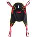 Toileting Sling Patient Lifter Medical Lift Equipment Bariatric Handicap Lift Commode Sling Transfer Belt with for Transfer from Bed to Toilet Use (Color : Blue) (Black)