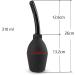 Anal Douche Enema Bulb - Effective Vaginal & Colon Cleaner for Detox & Constipation Relief - 10.4 oz Black | International Shipping Available - Buy Online on GoSupps.com
