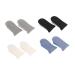 FOMIYES 4 Pairs Invisible Heightening Insole Absorption Insole Shoes Cushion Heightening Shoes Pad Insoles for Black 11X7CM