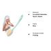 Chiris Back Brush - Long Handle Body Brush for Shower & Bath | Wet & Dry Back Scrubber for Acne Peeling & Dead Skin Removal (Blue) - Buy Online on GoSupps.com