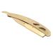 Premium Stainless Steel Face Razor & Neck Cutter - Foldable Manual Beard Knife Holder (Single Blade Straight Edge) - Buy Online on GoSupps.com