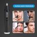 IPX7 Waterproof Electric Ear Nose Hair Trimmer & Eyebrow Shaver for Men & Women - Dual Edge Blade Cleaner - Black - Buy Online on GoSupps.com