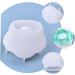 NUOBESTY 1pc Container Crystal Handmade Ornament Molds Storage Epoxy Accessories Moulds DIY Making Silicone White 8.3X5X7.4CM - Buy Online on GoSupps.com