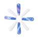 Brishow Artificial Long Press-On Ballerina Nails - 24pcs Purple & White Acrylic Stick-On Nails for Women & Girls - Full Cover Hair Coloring - Buy Online on GoSupps.com