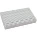 Bzbuy Jumbo Nail File Set - Professional Double Sided 80/80 Grit Nail Files - 50 PCS Emery Board for Manicure Pedicure - Zebra Design Nail Buffering Tool - Buy Online on GoSupps.com
