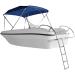 Hoffen Telescopic 4 Step Stainless Steel Boat Ladder | 900 lb Capacity | Marine Yacht & Swimming Pool - Buy Online on GoSupps.com