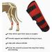 Dog Leg Brace 2 Pack Canine Dog Leg Joint Wraps Compression Brace Protects Wounds Prevents Injuries and Sprains Helps with Loss of Stability Caused by Arthritis Pet Kneepad|Red (M) - Buy Online on GoSupps.com