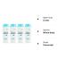 Baby Dove Tip to Toe Wash Rich Moisture Travel Size 1.8oz (Pack of 4) Unscented - 7.2oz Total | Baby Care Essential - Buy Online on GoSupps.com