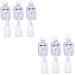 Housoutil 6 Sets Clamshell Lipstick With Cover