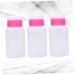  Beatifufu Set of 3 Lockable 150ml Plastic Nail Polish Remover Bottles with Convenient Pressure Pump - Buy Online on GoSupps.com