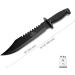 Mossy Oak 15-inch Survival Hunting Knife with Sheath - Fixed Blade Tactical Bowie Knife for Camping, Outdoor, Bushcraft - Includes Sharpener & Fire Starter - Buy Online on GoSupps.com