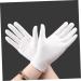 POPETPOP 3 Pairs Soft Stretchy Uniform Cotton Glove spa Glove Work Serving Industrial Formal Costume Working Glove White Miss Clothing Jewelry - Buy Online on GoSupps.com