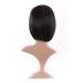 MapofBeauty 12 Fashion Lady Short Straight Bob Wig with Flat Bangs - Natural Black - Buy Online on GoSupps.com