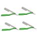 Frcolor 4 pieces cartridge for manual razors barber wet razor Razor haircut tool razor blades Barturer blade holder for at home eyebrow razor for men