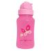 green sprouts Straw Bottle | Silicone straw promotes healthy oral development | Flip-cap locks to prevent spills, 2 straw drinking options: traditional & tilted, Dishwasher safe Pink 10 Ounce