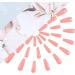 Coffin False Nails Long Fake Nails Ballerina Acrylic Press on Nails Full Cover Stick on Nails 24pcs for Women and Girls With solid glue nail lamp (Color : Orange Size : Free size) 1 count (Pack of 1) Orange - Buy Online on GoSupps.com