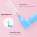 10 PCS Anti-Bacterial Interdental Brushes for Teeth & Gums | 0.6mm Angled Brush with Non-Slip Handle - Buy Online on GoSupps.com