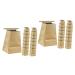 OHPHCALL Kraft Paper Bags Car Trash Bag 30 Pcs Vomit Bag Travel Kraft Paper Light Brown Vomit Bags Disposable Mini Trash Bags 1