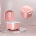 Portable Dental Prosthesis Box | Travel Tooth Container & Retainer Cleaner | Pink Denture & Orthodontic Care - Buy Online on GoSupps.com