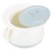 Housoutil 1PC Chamber Pot with Lid, Bedpan Bedside Urinal Bottle with Cover and Handle, Bucket Potty Urine Pots to, Suitable for Household Pregnant Kids Elderly Adults (Light Blue)