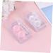 Solustrie 4-Piece Mini Container for Colored Contact Lenses - Eye Lens Storage with Halter Mirror & Cleaning Case - Buy Online on GoSupps.com