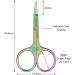 Professional Curved Stainless Steel Nail Scissors - Multi-Purpose Trimming and Cuticle Scissors for Manicure, Beard, Eyebrow - Premium Quality - Buy Online on GoSupps.com