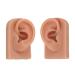 Dark Skin Tone Silicone Human Ear Model for Medical Training - Left & Right | Educational Practice Model - Buy Online on GoSupps.com