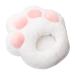 Moonyan foot warmer under the desk sweet heating pillow made of soft plush heated foot warmer |Cute soft warm winter shoes made of plush for under the desk in the office at home white cat clawing USB model
