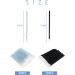 100 x Disposable Lip Brushes (Blue and Black) Disposable Lip Applicator Lip Gloss Stick Makeup Beauty Tool Set - Buy Online on GoSupps.com