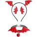 XIAHIOPT Dark Hair Clip Girls Choker Collar Hair Clip Devil Wing Headband Set Bat Wing Versatile Choker 1 - Buy Online on GoSupps.com