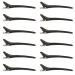 Gazechimp Set of 12 Black Hairdresser Sectioning Clips - Hair Styling Hairpins for Perfect Sectioning - Buy Online on GoSupps.com