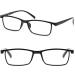 LUFF 4Pcs Anti-Blue Ray Reading Glasses - Ultralight 3.5X Full Frame Readers in Black - International Shipping Available - Buy Online on GoSupps.com