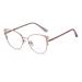 ADEWU glasses without prescription with blue light filter glasses frames women cat eye chic party fake glasses pink