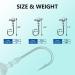 UperUper 50pcs Round Ball Fishing Jig Heads Set for Saltwater Freshwater Swimbait Bass Trout - 1/8oz - A Style Jig Head Hooks - 50 Pack - Buy Online on GoSupps.com