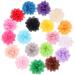 20 Pcs Women Chiffon Flower Hair Clips Flower Hair Clips for Baby Girl Kids Etc Color Mixing - Buy Online on GoSupps.com