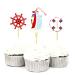 Mikinona 24pcs Nautical Cupcake Toppers Nautical Cake Topper Nautical Cupcake Picks Nautical Theme Party Picks Birthday Nautical Topper With Line Ocean