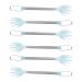 Minkissy 12 pieces finger Care Glass Baby Tools Yoga Tools Adults Point Auto Schaber Itching Scratcher Back scratches Gifts man stainless steel spatula