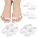 YUTTTPL 8 Pcs Toe Separators with 2 Loops Big Toe 2 Little Toe Corrector Toe Straighteners Hallux Valgus Correction Gel Toe Separator for Bunion Pain and Overlapping Toe Reduce Pain and Rubbing