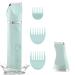 Electric Bikini Trimmer Women Lady Shaver for Women Body Hair Trimmer Bikini Legs Pubic Hair Bikini Trimmer for Women Ceramic Blades IPX7 Washable Head Wet and Dry Use Green