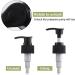 Misazy 300ml Refillable Green Shampoo & Soap Dispenser Bottles | Eco-Friendly Plastic Lotion Pump for Liquid Soap & Shower Gel - Buy Online on GoSupps.com