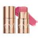 Creamy Lightweight Lipstick Tint Waterproof Multi-Stick Makeup for Women Natural Cream Blusher Makeup 4
