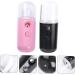 CANIGHT 2pcs Spray Hydrating Apparatus Facial Cleaner Beauty Sprayer Pink Cleaner Plastic Black - Buy Online on GoSupps.com