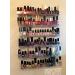 NIUBEE Clear Acrylic Nail Polish Organizer Display - Wall Mounted Shelf for 90 Bottles - 15 Inch (Pack of 6) - Buy Online on GoSupps.com