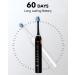 MySmile Electric Toothbrush for Adults - Rechargeable Sonic Toothbrush with 6 Brush Heads & Travel Case - 5 Modes Timer - 48000VPM - Black - Buy Online on GoSupps.com