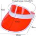Norhogo 4-Piece Solar Vision Sun Hat Set - Unisex Transparent Plastic Visors for Golf Tennis & Beach Parties - Buy Online on GoSupps.com