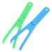 BCBF 2 pieces y-shaped tooth floss super fin dental silk holder tooth-powdered dental powder dental floss pics oral hygiene for tooth cleaning