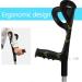 Folding Forearm Crutch Lightweight Adjustable Aluminum Walking Stick for Adults Ergonomic Rubber Handle 1 Unit - Buy Online on GoSupps.com