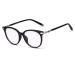 PARWANA Anti Eye Strain Reading Glasses Blue Light Blocking Computer Readers Comfort Flat Light Mirror Eyeglasses +250 Black-golden