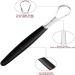Silver Tongue Cleaner Brush - Stainless Steel Tongue Scraper for Bad Breath Relief - Portable Oral Care for Home & Travel - Buy Online on GoSupps.com